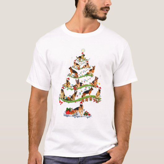 Shepherd Tree Christmas Candy T-Shirt (Vorderseite)