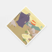 Shepherd und seine Flock Napkins Serviette (Ecke)