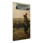 Shepherdess mit ihrer Menge, 1863 Mini Klemmbrett (Schrägansicht)