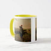 Shepherdess mit ihrer Menge, 1863 Tasse (Vorderseite Links)