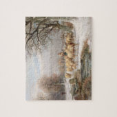 Shepherdess mit ihrer Menge in einer Puzzle (Vertikal)