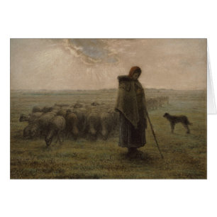 Shepherdess und ihre Menge 1862-63