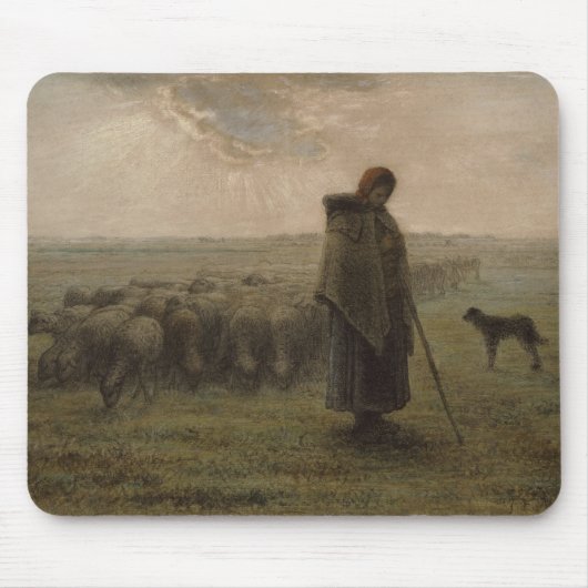 Shepherdess und ihre Menge | 1862-63 Mousepad (Vorne)
