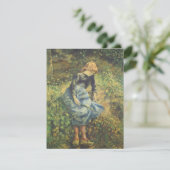 Shepherdess von Camille Pissarro, Vintage Kunst (Stehend Vorderseite)