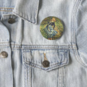 Shepherdess von Camille Pissarro, Vintage Kunst Button (Beispiel)