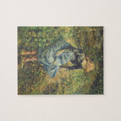 Shepherdess von Camille Pissarro, Vintage Kunst Puzzle (Horizontal)