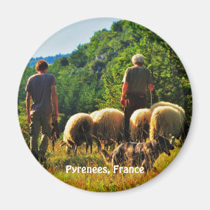Shepherding in Frankreich Magnet