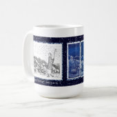 "Shepherds' Journey" Weihnachtskarte Tasse (Vorderseite Links)