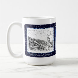 "Shepherds' Journey" Weihnachtskarte Tasse