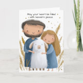 Shepherds Liebe Weihnachtskarte Karte (Vorderseite)