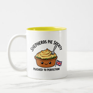 Shepherds Pie Gesellschaft Cartoon Zweifarbige Tasse