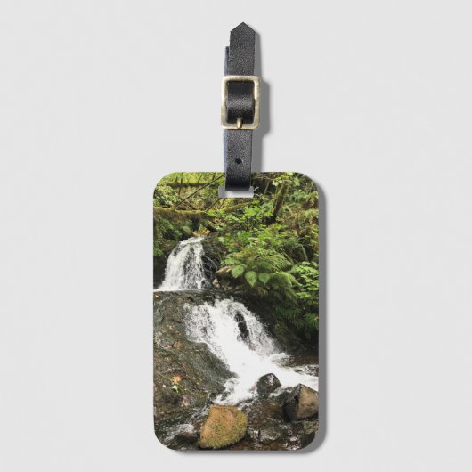 Shepperd's Dell Falls, OR Gepäckanhänger (Vorderseite Vertikal)