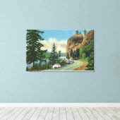 Shepperds Dell-Sicht auf unvergleichliche Schlucht Leinwanddruck (Insitu (Holzboden))