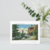 Shepperds Dell-Sicht auf unvergleichliche Schlucht Postkarte (Stehend Vorderseite)