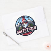 SheppyBrew-Logo-Aufkleber Quadratischer Aufkleber (Umschlag)