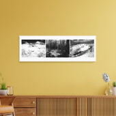 Shepton Mallet Triptych Leinwanddruck (Insitu (Wohnzimmer))