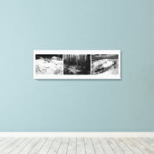 Shepton Mallet Triptych Leinwanddruck (Insitu (Holzboden))