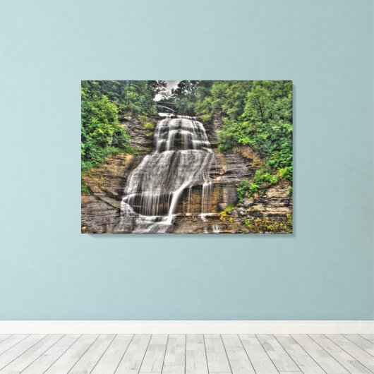 Shequaga Falls, Montour Falls, New York Leinwanddruck (Insitu (Holzboden))