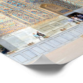 Sher-Dor Madrasah in Samarkand, Usbekistan Poster (Ecke)