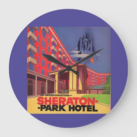 Sheraton Park Hotel - Washington, DC ad Große Wanduhr (Vorderseite)