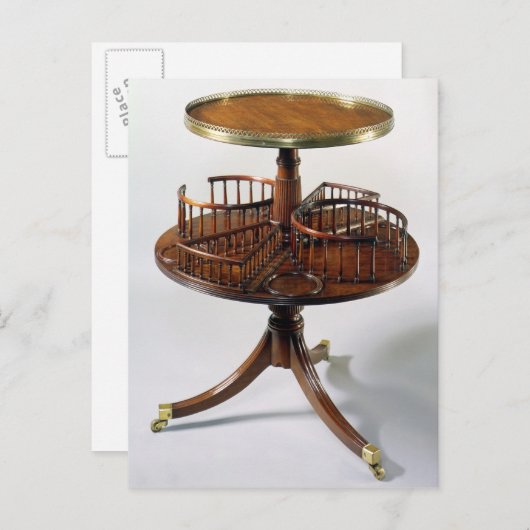 Sheraton zweistufiger dummer Kellner Postkarte (Vorne/Hinten)