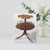 Sheraton zweistufiger dummer Kellner Postkarte (Stehend Vorderseite)