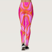 Sherber Überraschung auf Rosa und Orange Leggings (Rückseite)