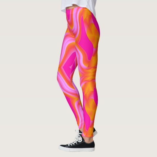 Sherber Überraschung auf Rosa und Orange Leggings (Links)
