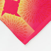 Sherbert Blumen fertigen Namensdecke besonders an Fleecedecke (Ecke)