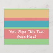 Sherbet Ice Creme Stripes Flyer (Vorne)