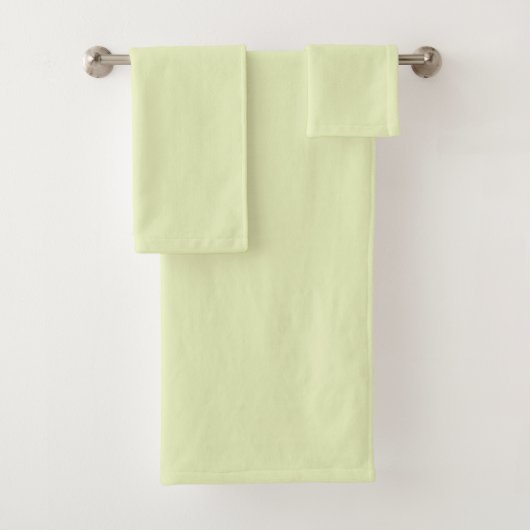 Sherbet Lime Green 3 Piece Badetuch Set (Insitu)