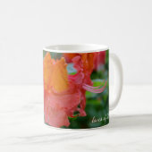 Sherbet Orange Rhododendron Blume Tasse (VorderseiteRechts)