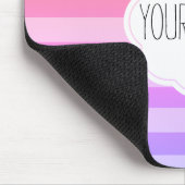 Sherbet Rainbow Dream Individuelle Name Mousepad (Ecke)