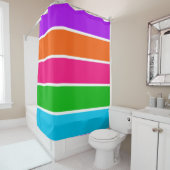 Sherbet Stripes Duschvorhang (Beispiel)
