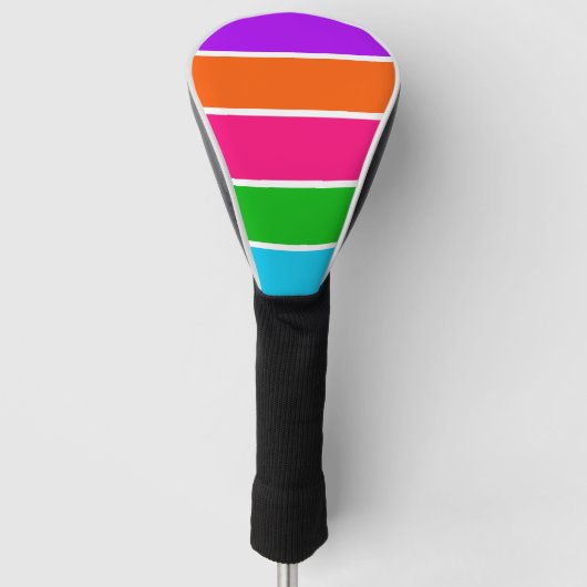 Sherbet Stripes Golf Headcover (Vorderseite)