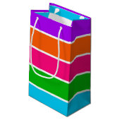 Sherbet Stripes Kleine Geschenktüte (Rückseite Schrägansicht)