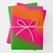 Sherbet Wasserfarben Umhüllungspapierblätter Geschenkpapier Set (Beispiel)