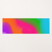 Sherbet Wasserfarben Yogamatte (Vorderseite (Horizontal))