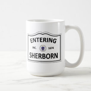 SHERBORN MASSACHUSETTS Hometown-Masse MA Townie Kaffeetasse