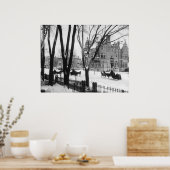 Sherbrooke Street im Winter, Montreal Notman - Poster (Küche)