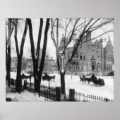 Sherbrooke Street im Winter, Montreal Notman - Poster (Vorne)