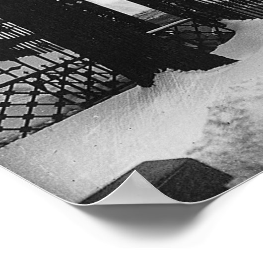 Sherbrooke Street im Winter, Montreal Notman - Poster (Ecke)