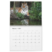 Shere-Khan Kalender, bengalisches TigerShere Khan Kalender (Feb 2027)