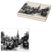 Shere, Surrey, Vintag Sketch Gummistempel (Stempel)