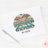 Sheridan, Autoaufkleber der Wyoming! Runder Aufkleber (Umschlag)