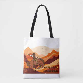 Sheridan Rodeo 2025 – Western Tote Bag Tasche