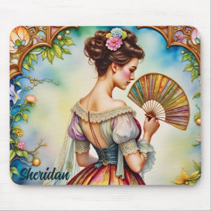 SHERIDAN ~ Schöne Vintage Frau ~ Mousepad