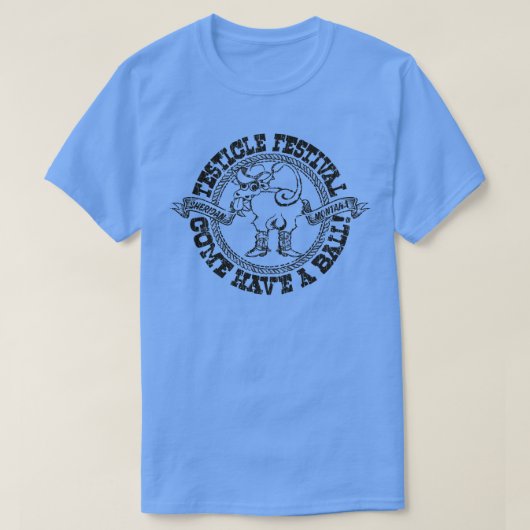 Sheridan Testicle Festival 1982 T-Shirt (Design vorne)