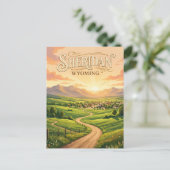 Sheridan USA Postkarte (Stehend Vorderseite)