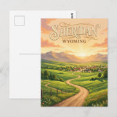 Sheridan USA Postkarte (Vorne/Hinten)